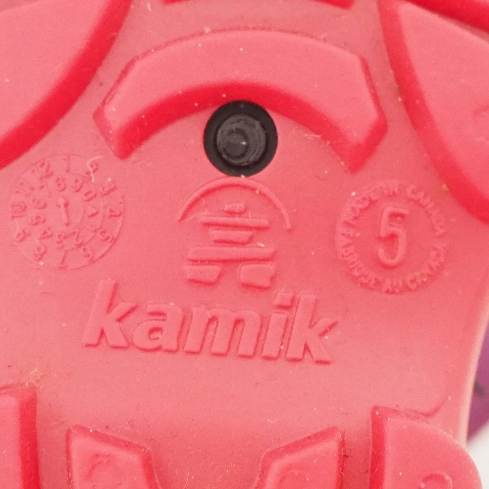 Kamik Snowbug 5 Toddler Girls Boots Sz‎ 5 Made in Canada Fur Lined Insulated - Picture 8 of 13